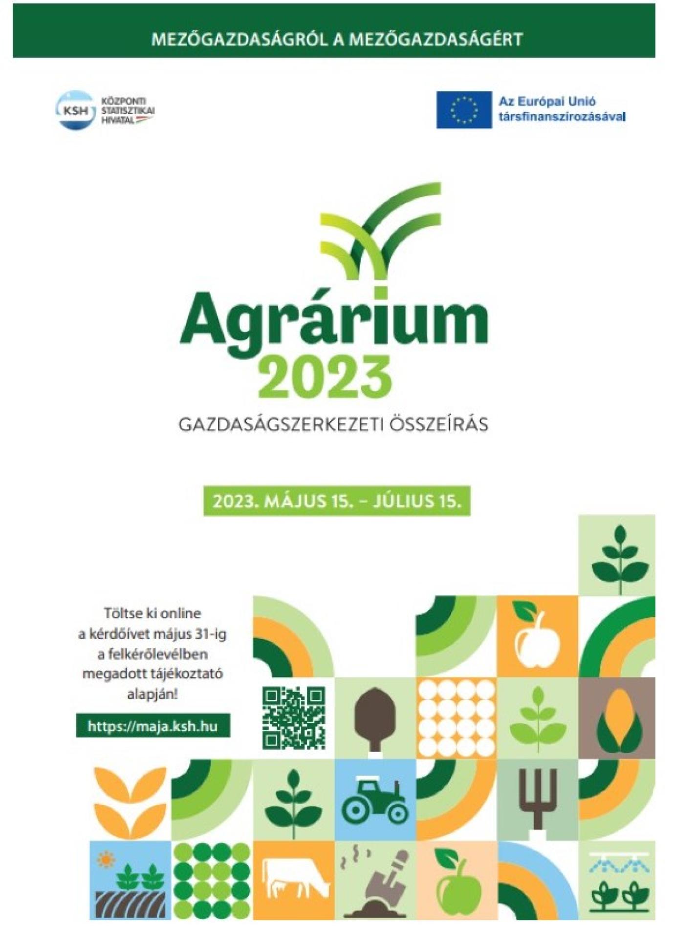 Mezőgazdasági gazdaságszerkezeti összeírást hajt végre a KSH