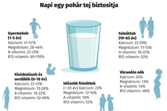 Miért jó ha tejet fogyasztunk? – Infografika készült a tejfogyasztás jótékony hatásairól és tápanyagösszetételéről