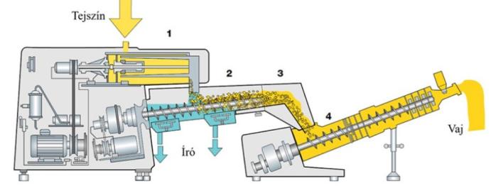 Vajhatározó – Vajgyártás kép2
