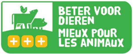 Az állatjólétet hangsúlyozó címkéket láthatnak egyes termékeken a belga vásárlók év végétől