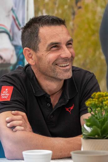 Nagy Pál, a MÁSZ tenyésztési nagydíjasa (NPK Charolais Farm Kft.)